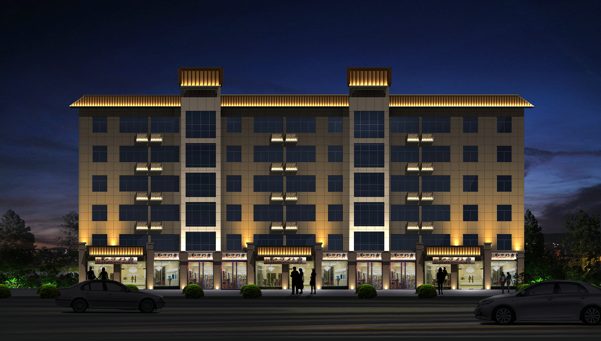 渭南市龙门大街照明规划设计