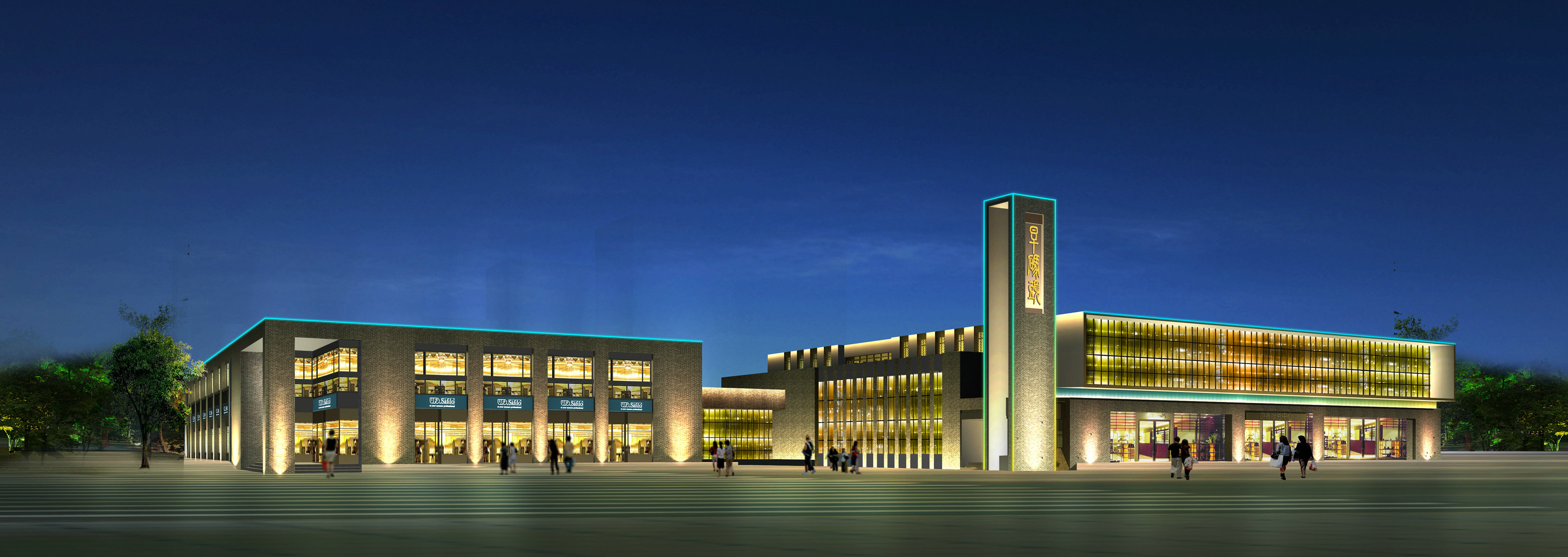 周村游客中心亮化设计